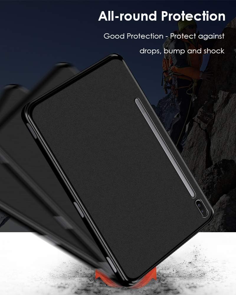 TopACE برای Samsung Galaxy Tab S6 10.5 2019 Case، Ultra Thin Soft TPU Case Cover Cover Samsung Galaxy Tab S6 10.5 SM-T860 (پاک کردن)