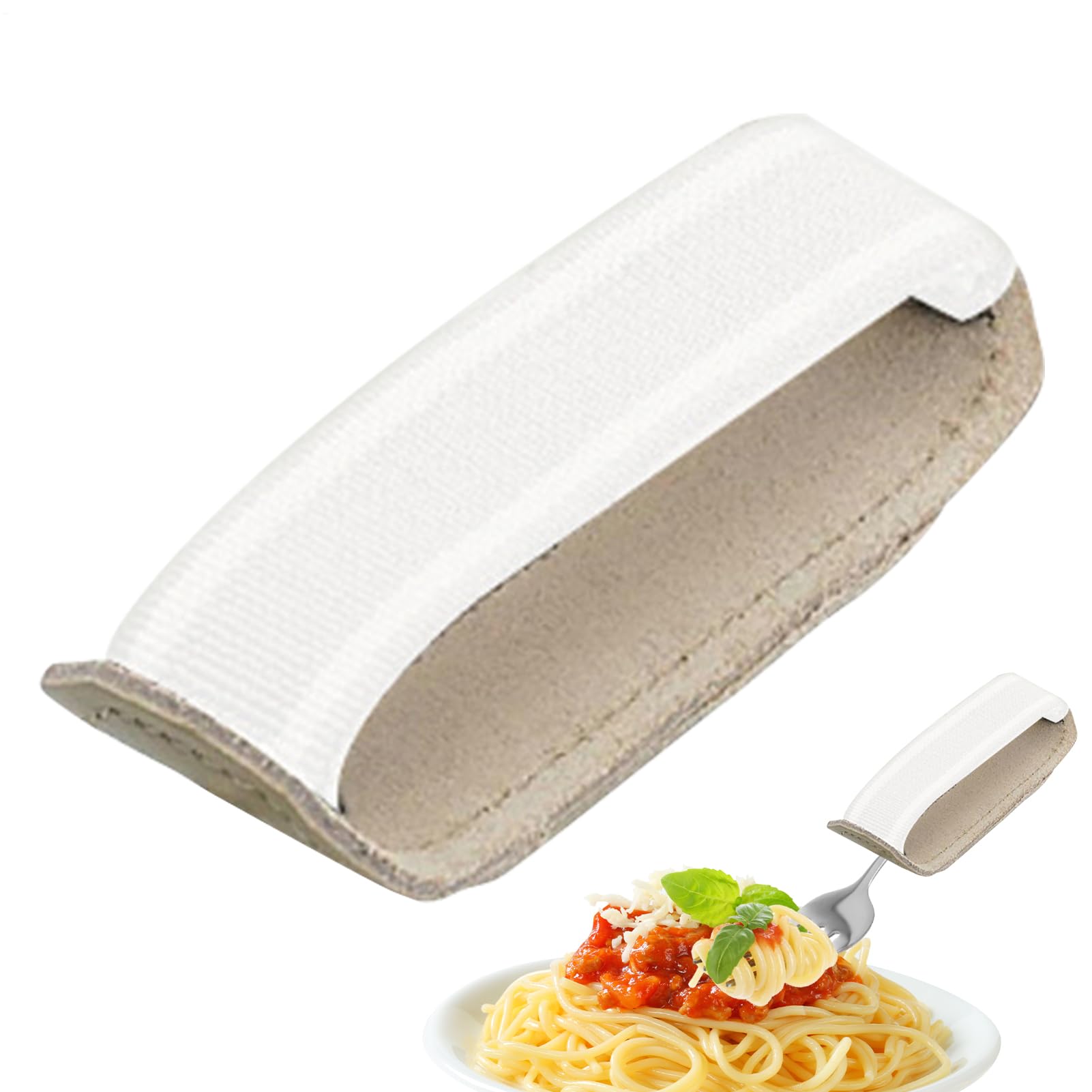 Correas elásticas para cubiertos, soporte para utensilios de 3.54 x 1.18 x 0.39 pulgadas, ayuda para comer, ajuste cómodo ajustable, asistencia diaria para comer para ancianos o usuarios de agarre
