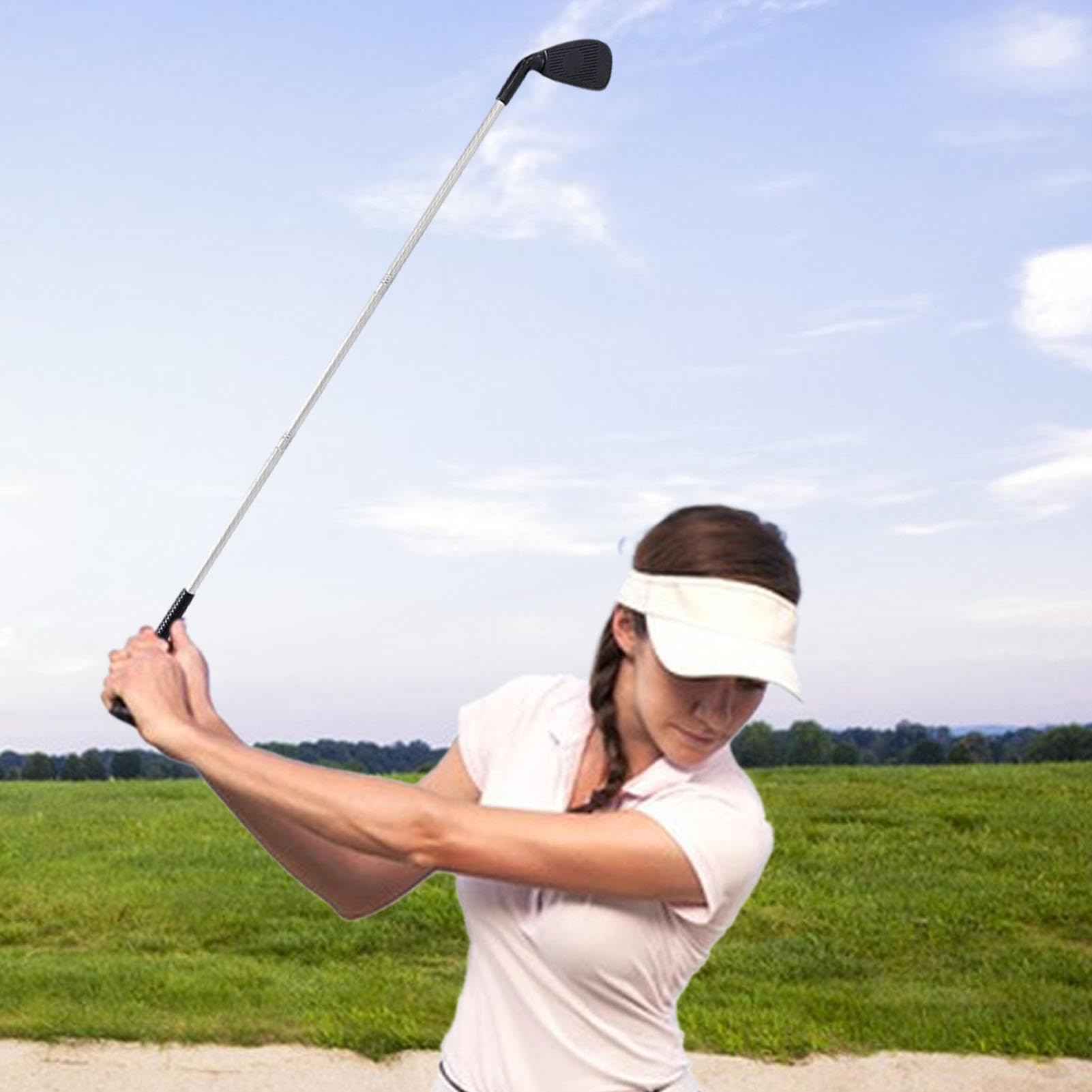 Putter de Golf para Hombres y Mujeres, Diestros y Zurdos - Palo Largo de Ejercicio