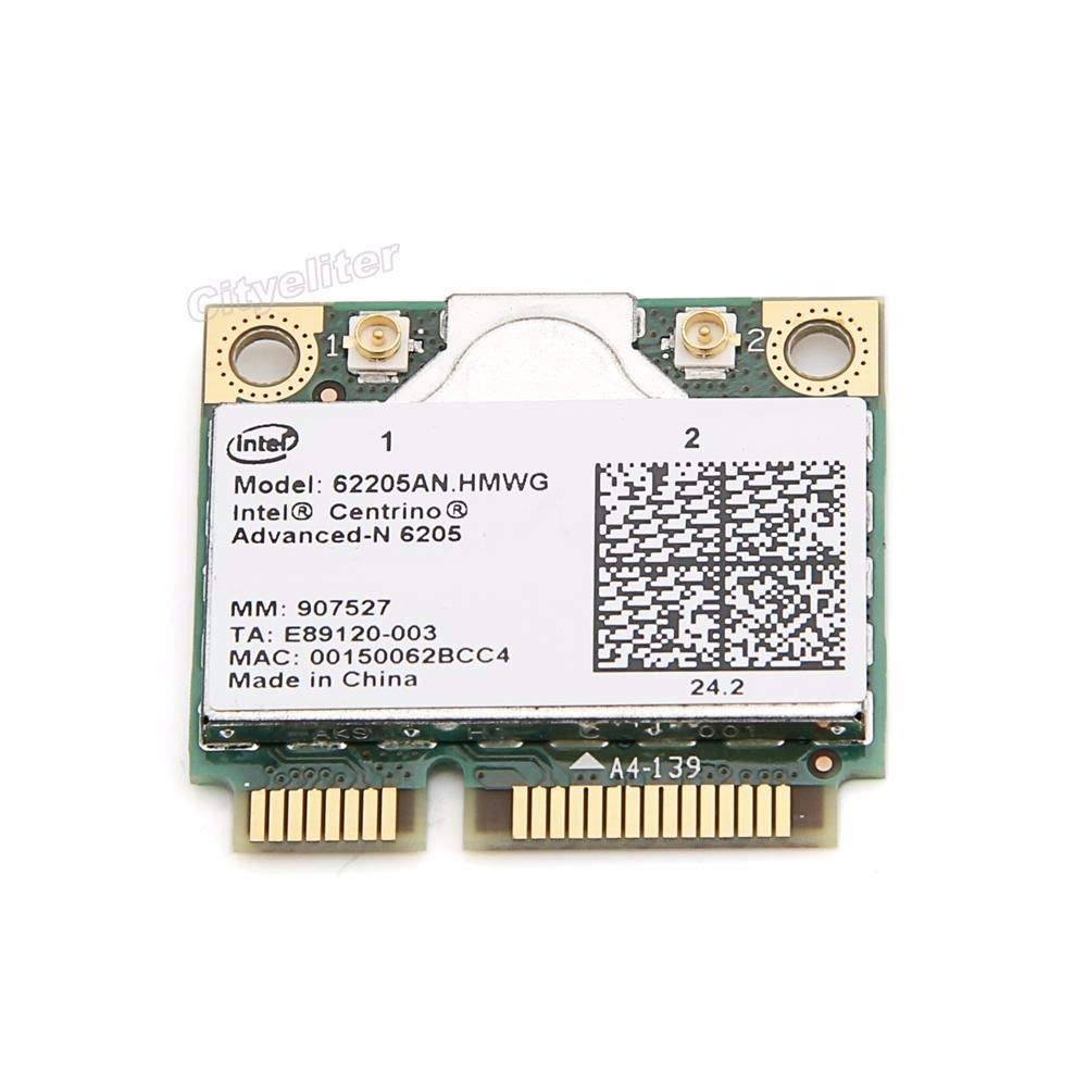 Wireless Adapters Card for Intel Centrino Advanced-N 6205 62205AN 62205HMW 300Mbps Wifi Mini PCI-E 2.4/5Ghz for DELLs ACERs ASUSs