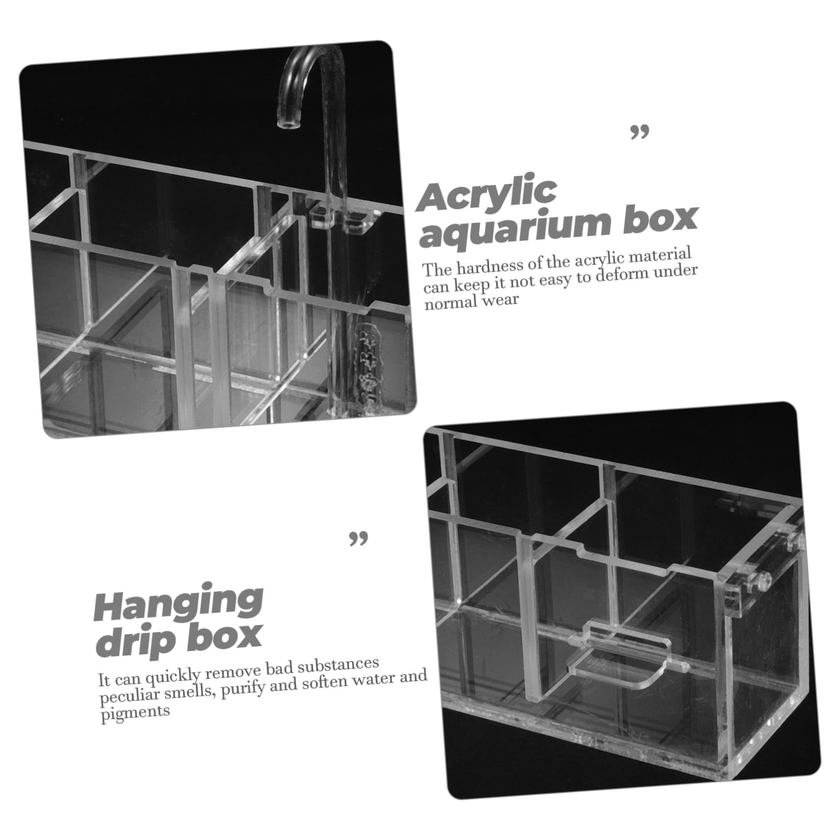 Hohopeti Aquarium Externe Hängende Filterlösung Wasserreinigung Geräuschlos Und Effizient Für Aquarien Gesundem Wasser Und Optimalem Sauerstoffgehalt