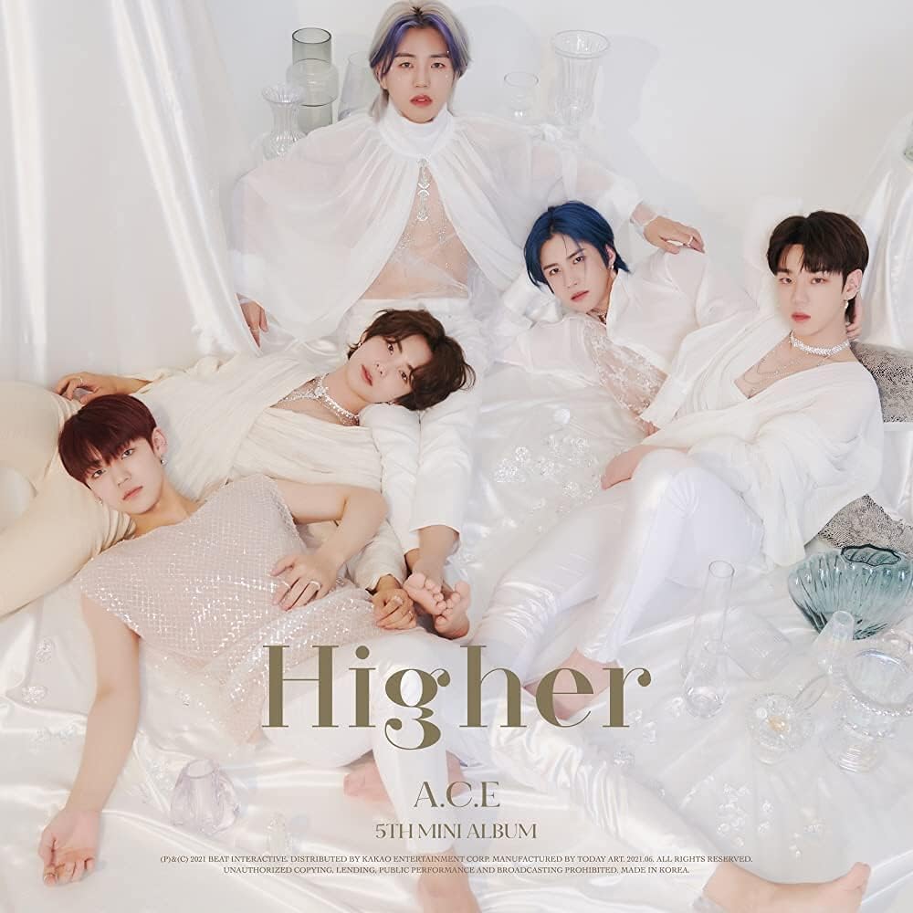 A.C.E Siren : Dawn 5th Mini Album Sun-White Version CD+1p Poster+76p PhotoBook+1p Sticker+1p Both Side PhotoCard+1p Selife PhotoCard+1p Lenticular PhotoCard+Tracking Kpop Sealed