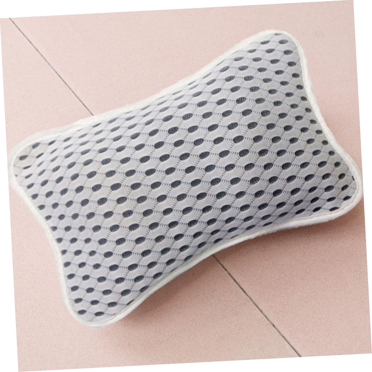 2 Pezzi Cuscino Bagno Poliestere con Ventose Antiscivolo per e Accessori per Spa e Adatto Tutti Tipi Vasche