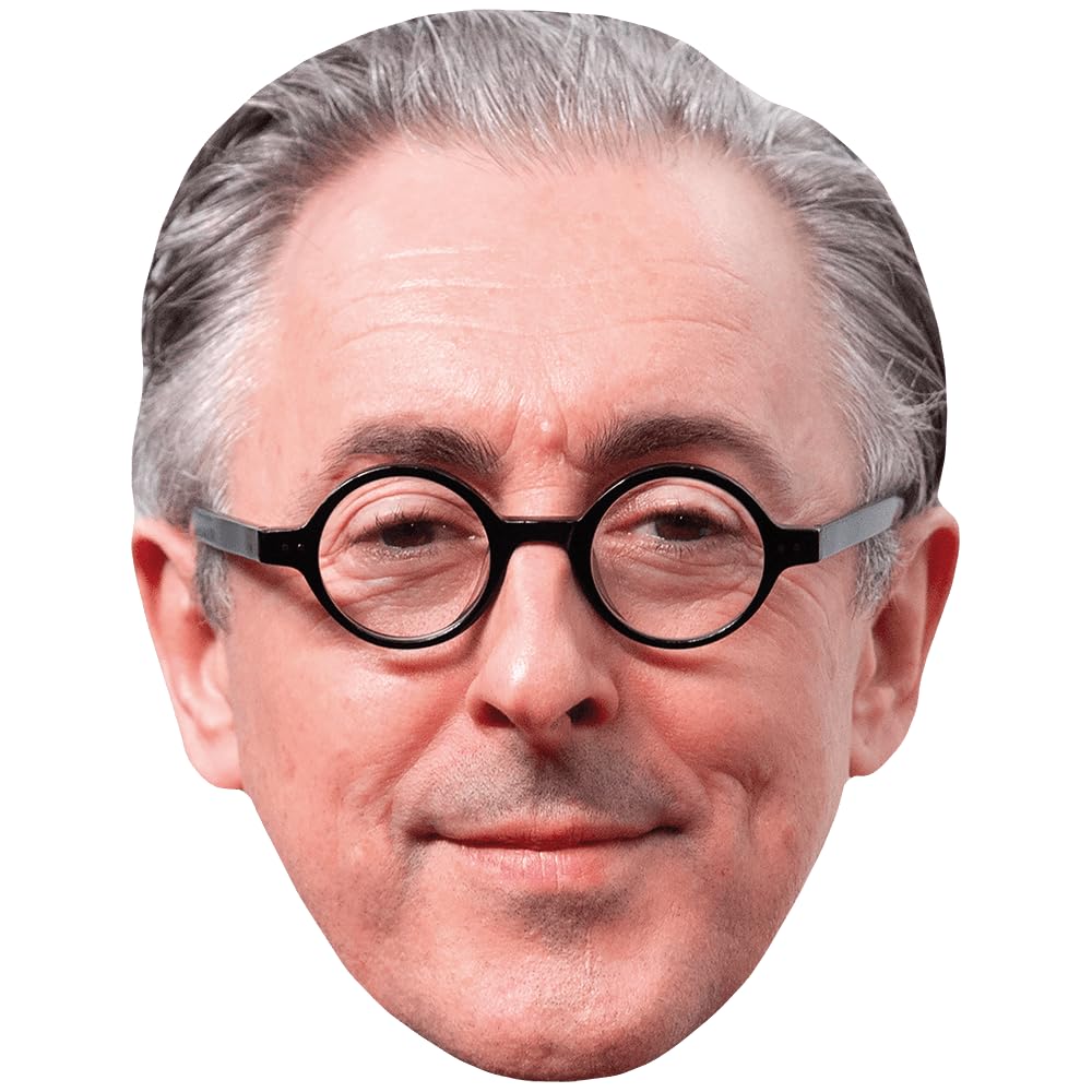Alan Cumming (Glasses) Celebrity Mask, Flat Card Face, Fancy Dress Mask