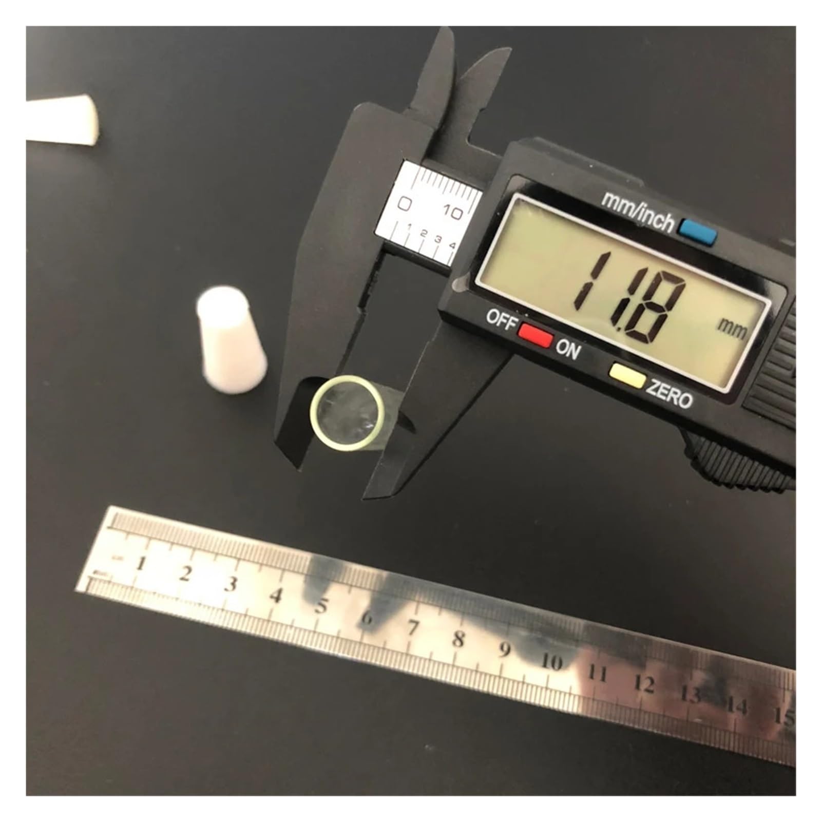 Confezione da 50 provette in vetro da 12 x 75 mm con tappo in gel di silice, per laboratorio, vetreria, laboratorio, provette in vetro con tappo