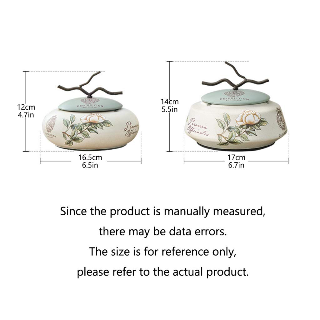 陶器製装飾灰皿 花模様 鳥 Amazon.co.jp: 手作り陶器灰皿 蓋付き 花と鳥の模様 灰皿 ホーム