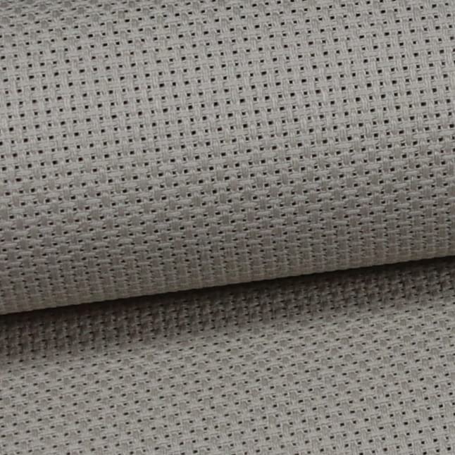 Image of KCS 3 pc of 15 inch x 18 inch Counted Cross Stitch Cotton Aida Cloth Needlework Fabric,14CT,Pearl Grey