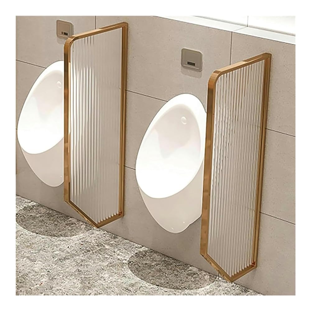 Cloison de toilette design Rose Gold avec écran de protection premium