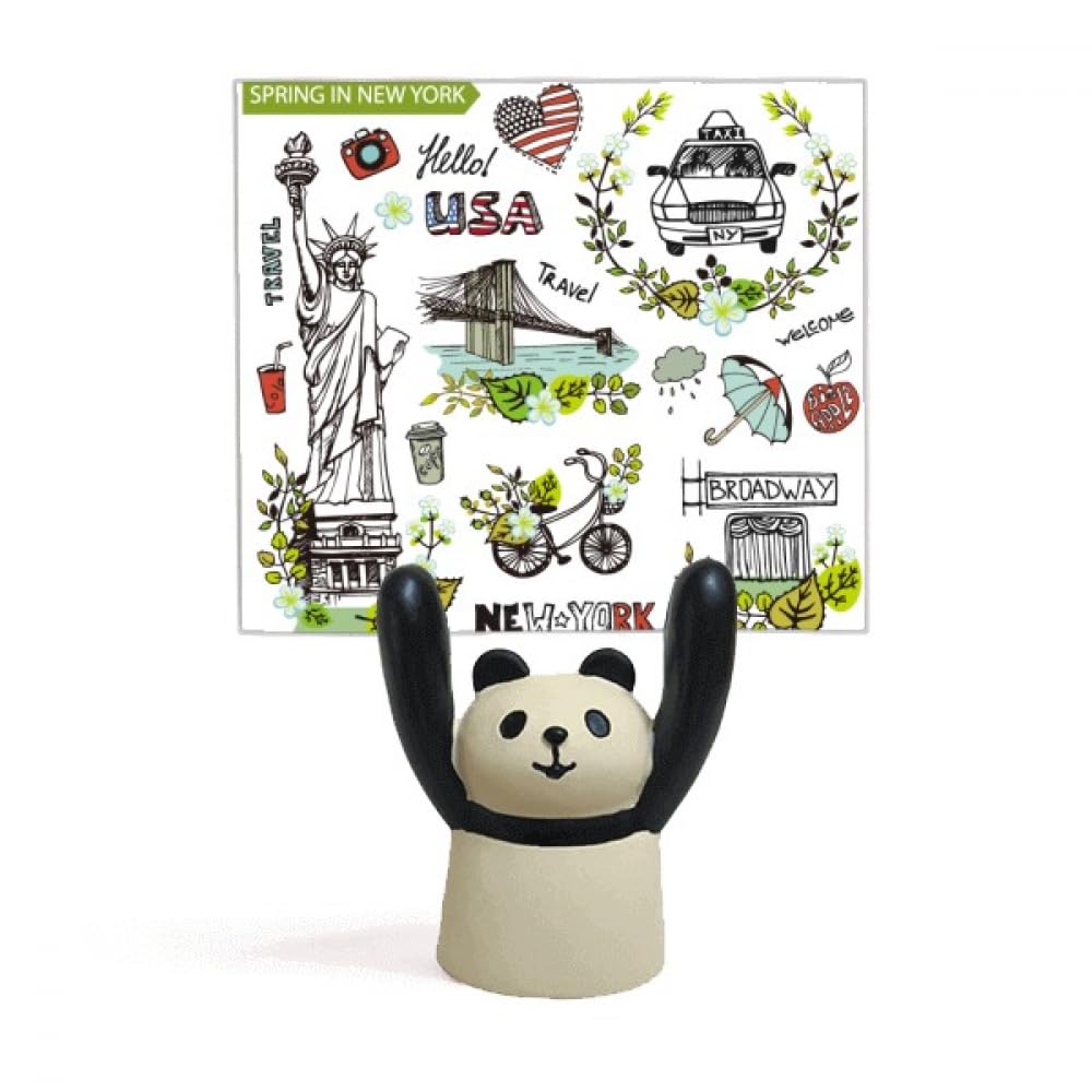 Panda support décoration amegraffiti style New York pour maison et bureau