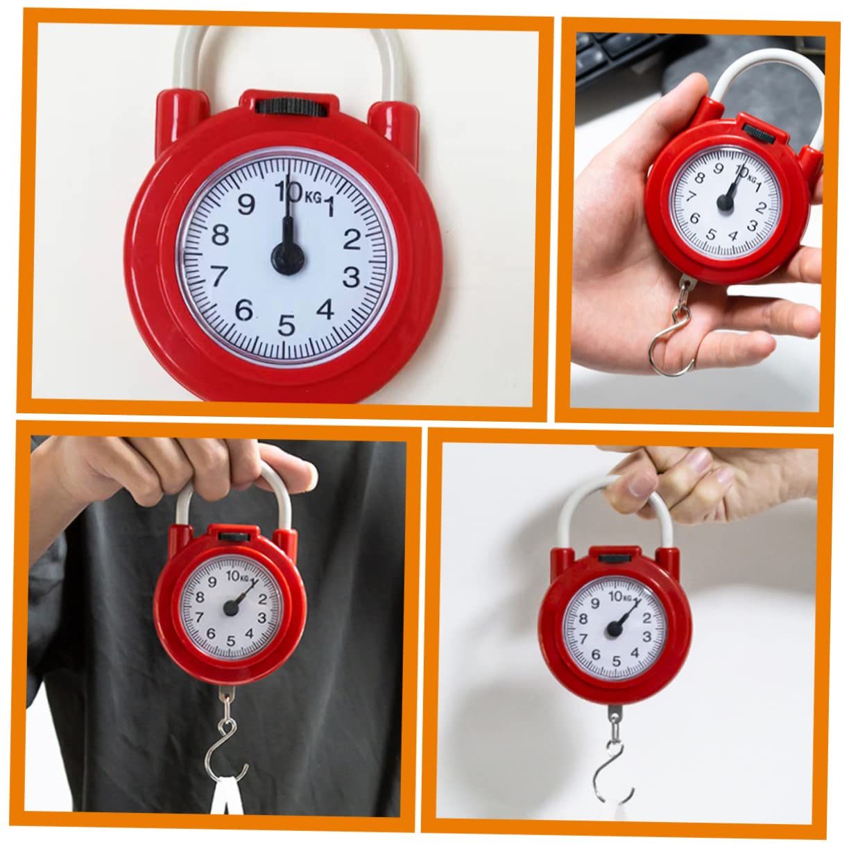 Portable Luggage Scale Handheld Spring Hanging Scale for Travel Fishing