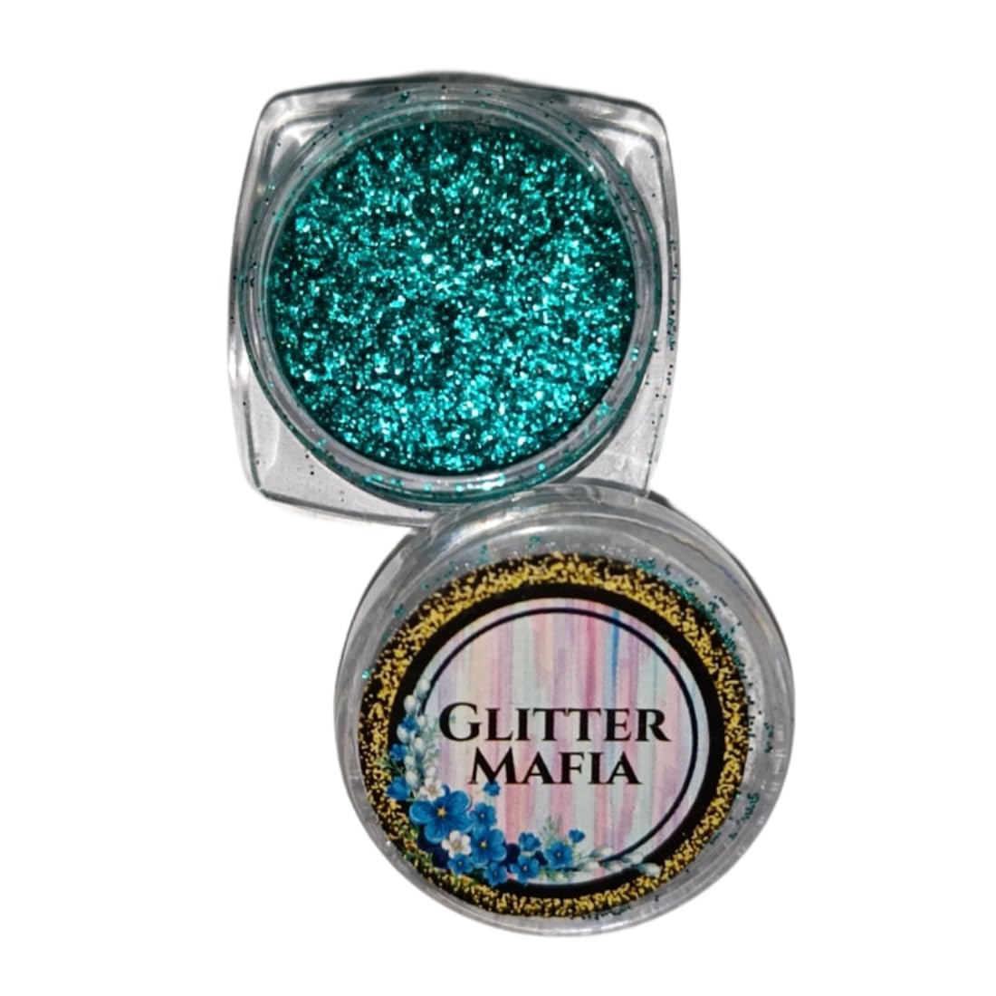 Glitter by Glittermafia highly pigmented pressed glitter - 05 gram (Glitter-001_77_Sea green)