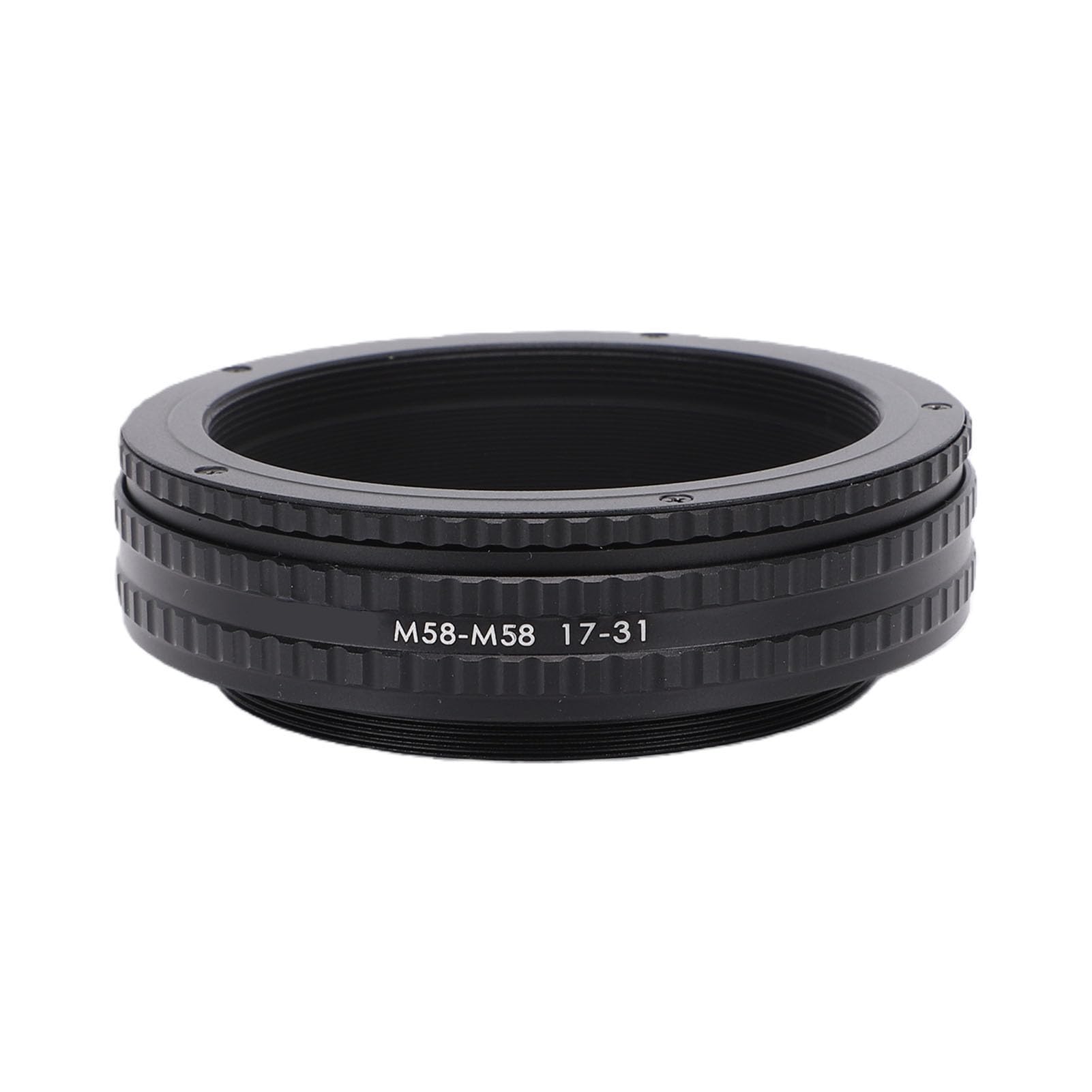 Cryfokt Macro Focusing Helicoid Tube Adapter M58 Adjustable 17-31mm for