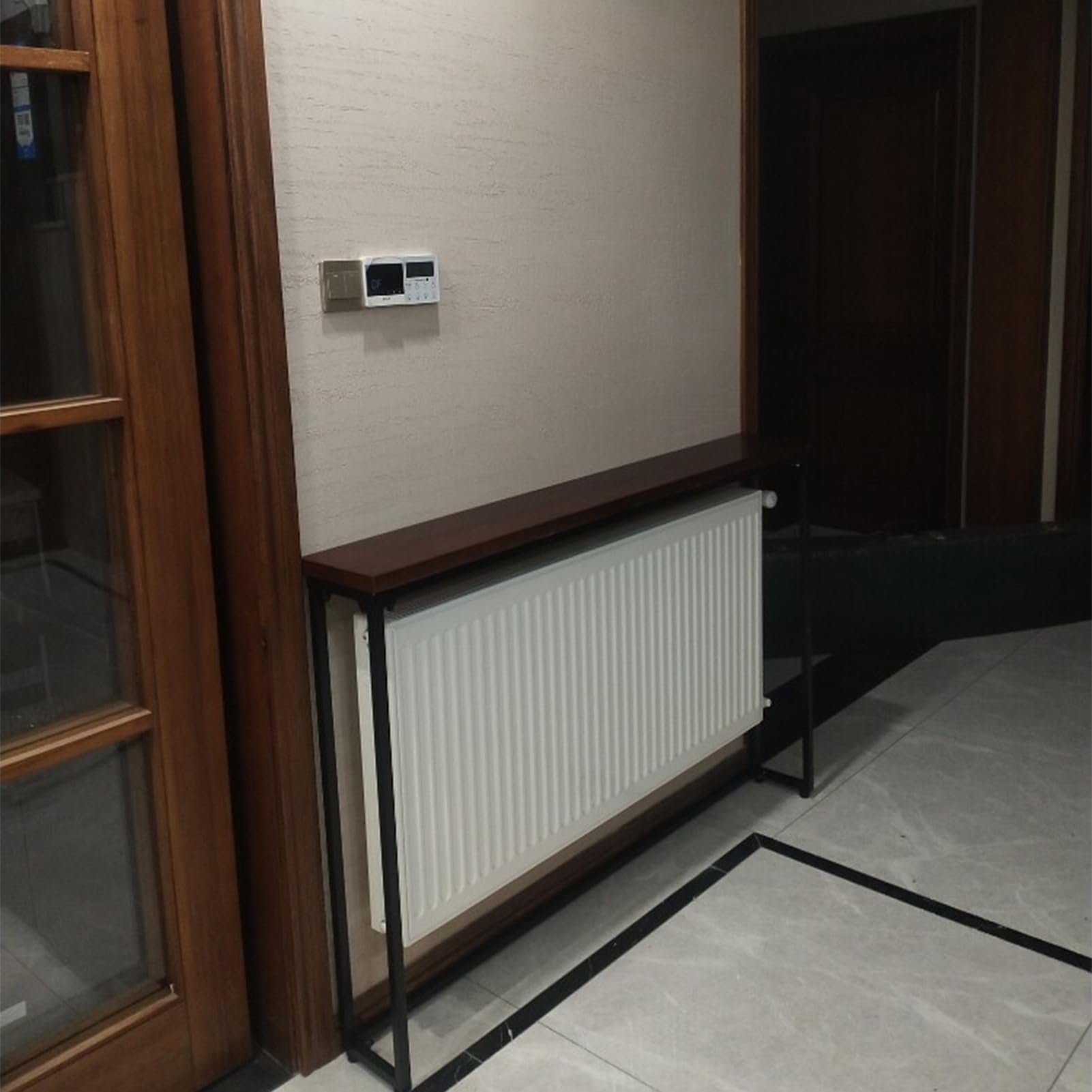 Copritermosifone – Sopra Termosifone Mensola Galleggiante Senza Fori(100x20x90cm)
