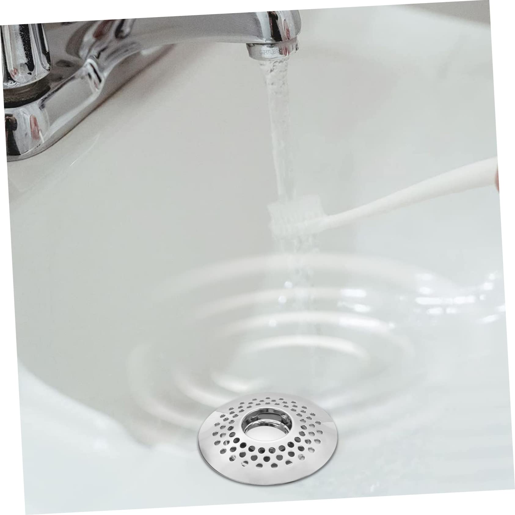 SHINEOFI 2 Stück Badewannenstöpsel Antikollisions Stopfen mit Doppelter Filtration für Badewanne Hotel Einfache Installation Langlebig und Temperaturbeständig