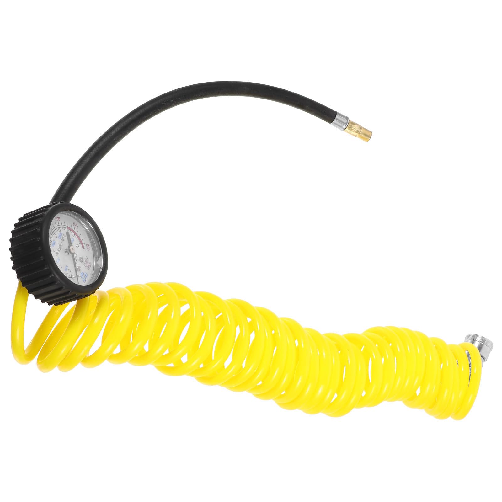 Tuyau de compresseur d'air flexible 5m en PU avec raccord métallique