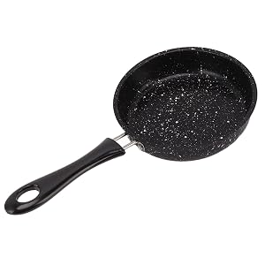 Nonstick Frying Pan Stainless Steel Omelette Pan Fast Even Conduction Non PFOA Induction Fry Pan with Ergonomic Handle