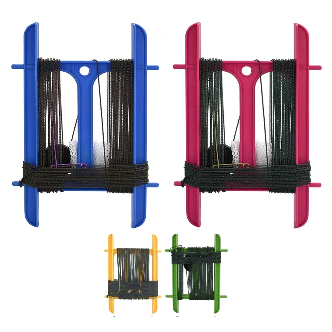 2 Crab Hand Line Reels – 11m (36') Rope, Booms, Weight & Bait Bag for Fishing &