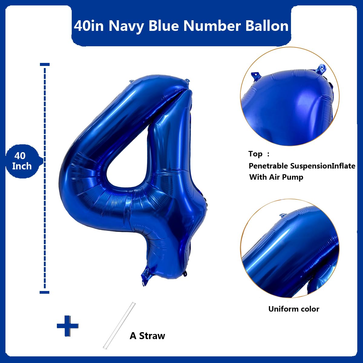 Red 0 balloon 40 Inch Giant Helium Foil Number 0 to 9 Red Balloon Birthday Wedding Party Digital Decorations (Number 0) — view 146