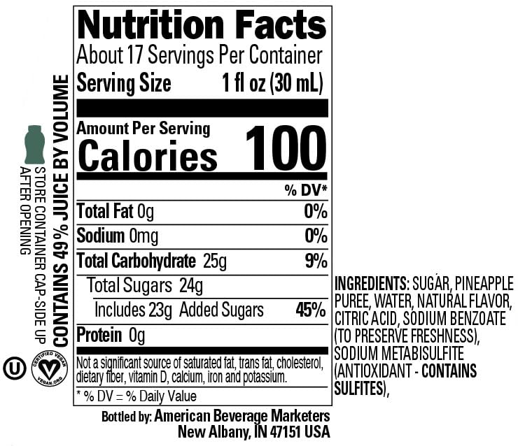 Miniatura 7 de Piña Reàl - Jarabe con infusión de puré de piña, botella exprimible de 16.9 onzas líquidas (paquete de 3)