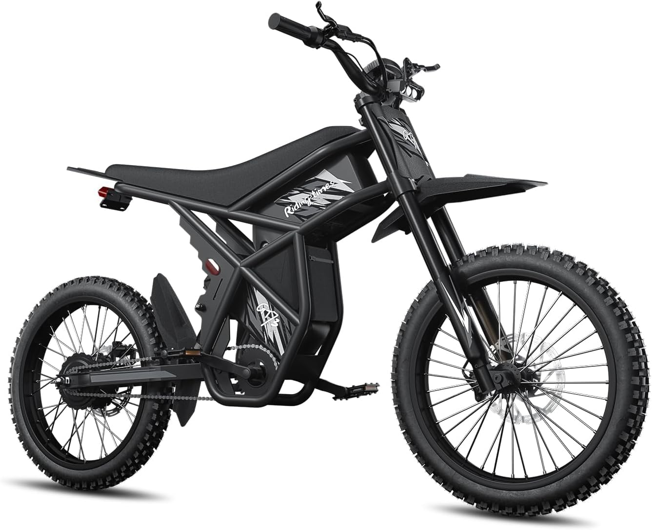 GT73 PRO/GT73 Ebike for Adults, 50MPH 60V 3000W / 37MPH 48V 2400W Eectric Dirt Bike, 36.4AH Dual Battery Dirtbike Up to 85 Miles, 25" Motorcycle Tire, UL2849 All Terrain E Bike Full Suspension