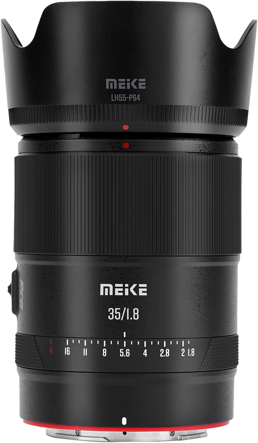 Meike 35mm F1.8 Pro Wide Angle Auto Focus STM Full Frame High Resolution 8K Portrait Prime Lens Compatible with Nikon Z Mount Cameras Z50 Z50II Z5 Z6 Z7 Z6II Z7II Z6III Z9 Z30 Z8 Zf Zfc