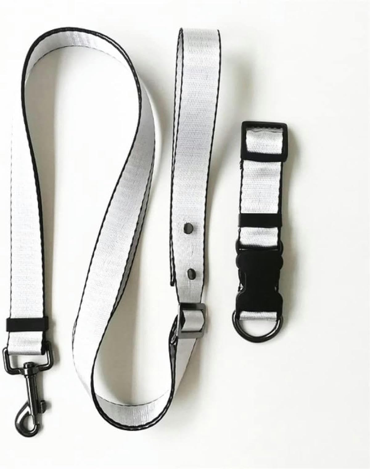 Hundegeschirr Halsband Leine Sets Hundeleine Geschirr und Halsband für Kleine Mittel Große Hunde-Geschirr und Leine 4-L
