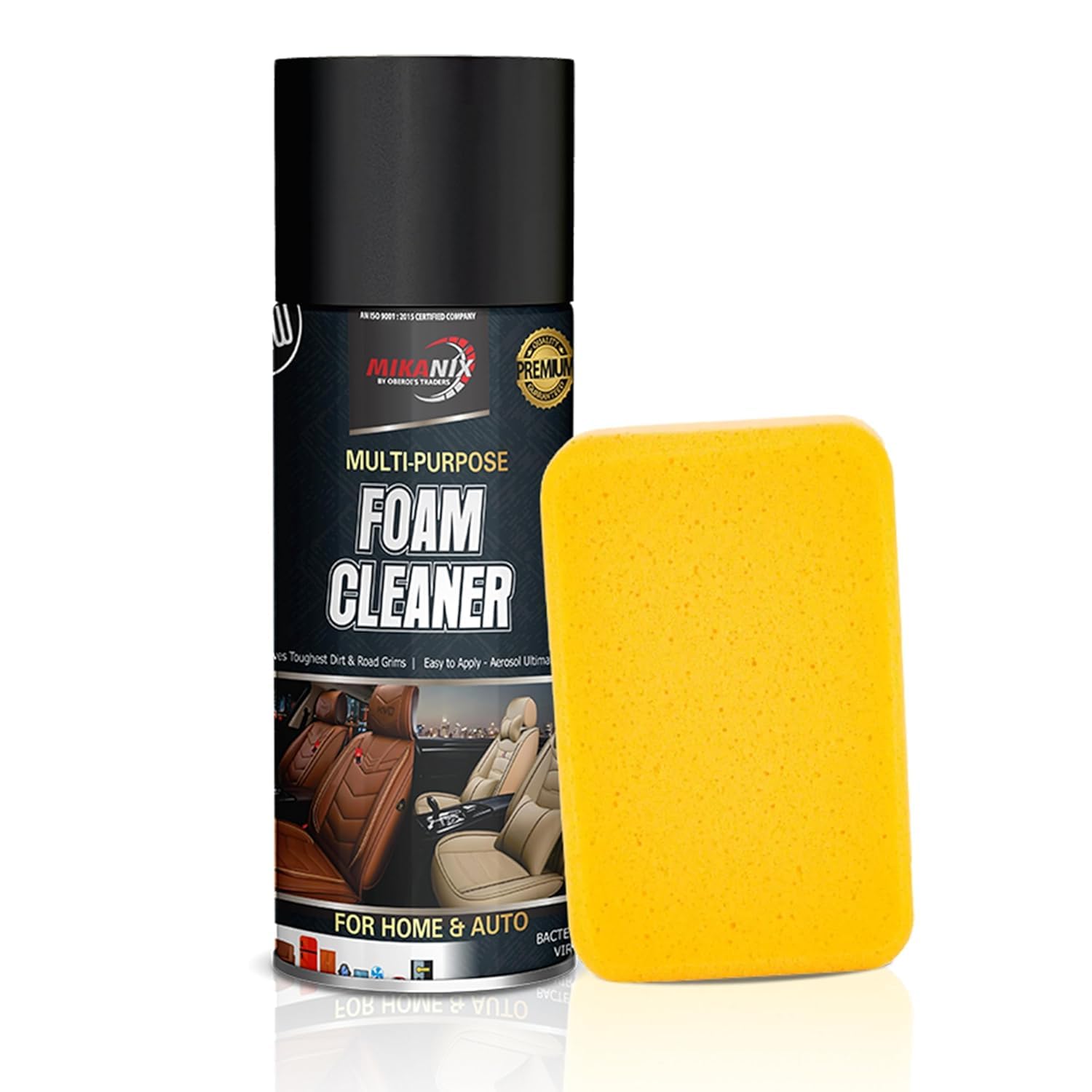 MIKANIX Multipurpose Foaming Car Interior & Exterior Cleaner Foam Spray For | Car Seat | Dashboard | Shoes | Sofa | Vinyl Rubber | Doors, PU/Leather (150 ml)-image-26
