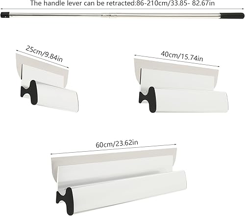 Miniatura 2 de Raspador de pintura Masilla 3 cuchillos Raspador de pared de acero inoxidable Masilla Cuchillo de yeso Papel pintado Paleta de yeso espátulas con