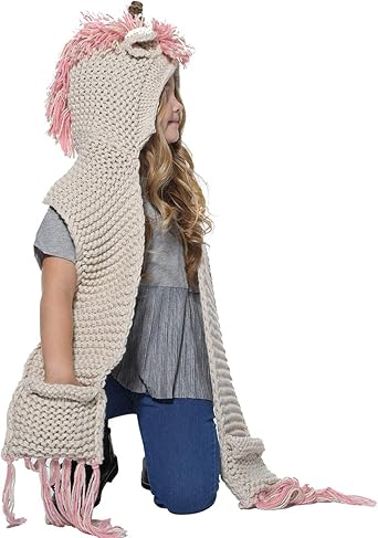 unicorn hat scarf and gloves set
