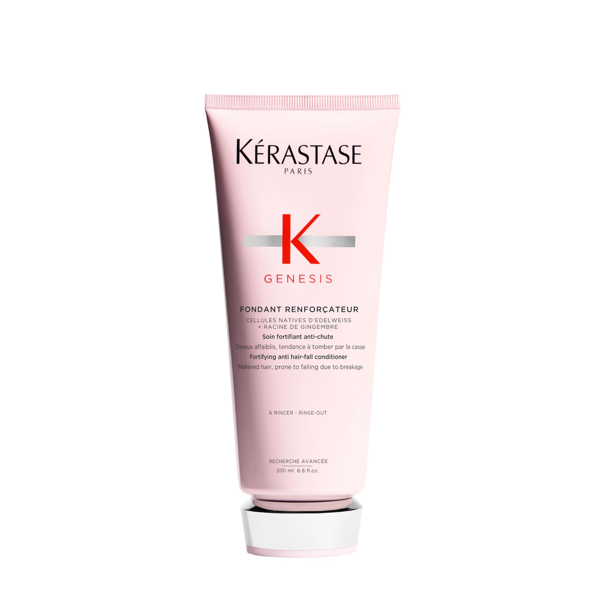 Kérastase Genesis Fondant Renforcateur Anti Hair-Fall Conditioner, Fortifying Treatment For Hair-Fall Due to Breakage, With Edelweiss Native Cells, 200ml