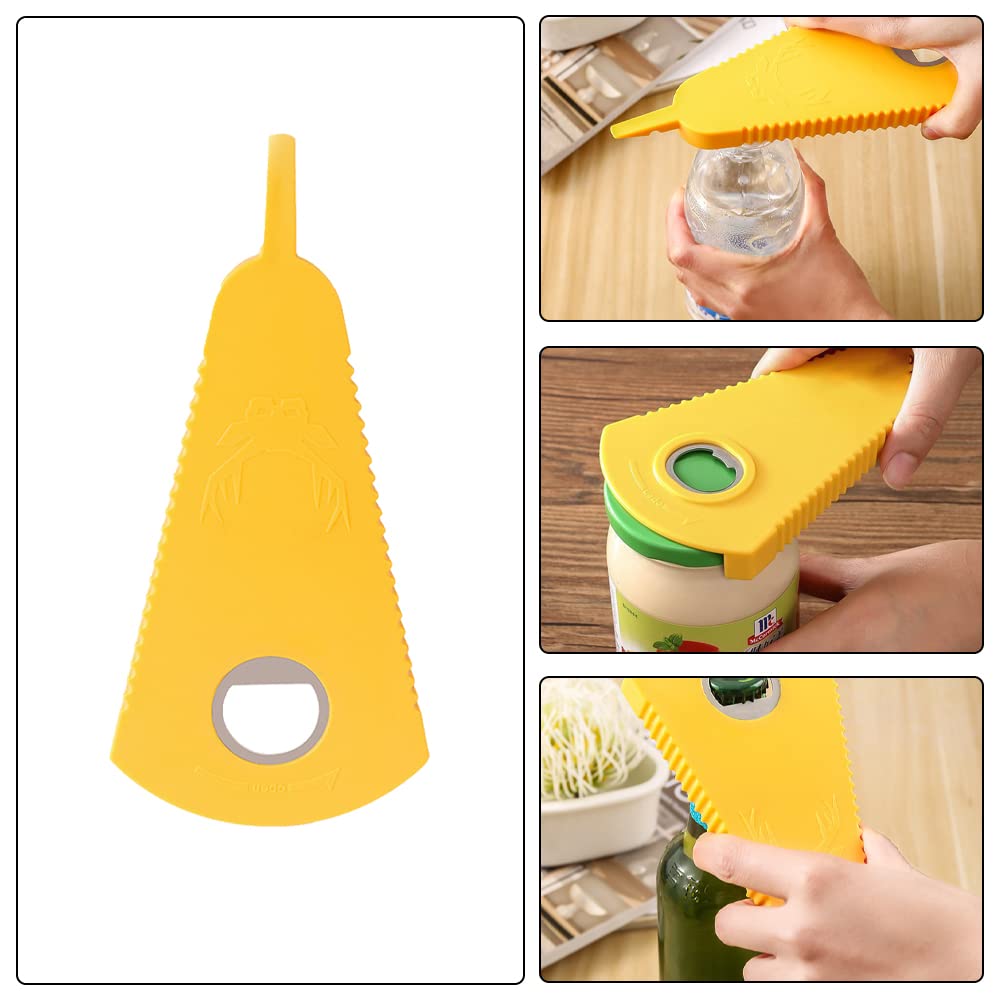 Jar Opener, Multifunctional Non-Slip Bottle Opener for Weak Hands, Effortless, Jar Opener for Seniors with Arthritis, Jar Gripper