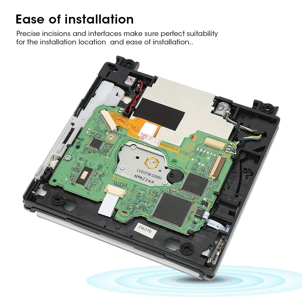 Dpofirs DVD-Rom-Laufwerk, Reparaturteil für Zwei IC-Discs, präzise Einschnitte, Ersatz professioneller Chipsätze für die D2E-Spielekonsole