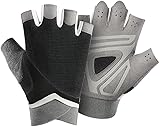 Guantes de gimnasio profesionales para mujer, levantamiento de pesas, entrenamiento, guantes de fitness, transpirables, culturismo, medio dedo, guantes protectores de mano (color: A, tamaño: M)
