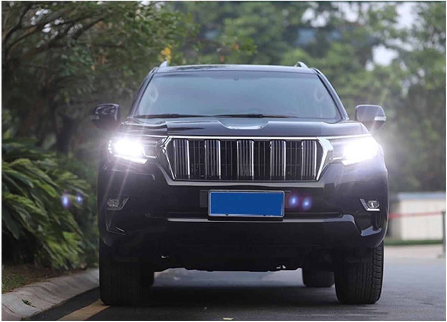 Headlights For Toyota Prado 2018-2020 LC150 DRL Head Lamp Bi Xenon Bulb Fog Lights Tuning Car Accessory