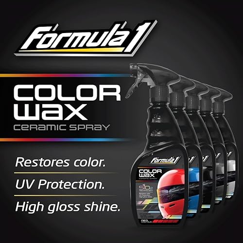 Miniatura 2 de Formula 1 Spray de cera de color para automóvil, fórmula de alto rendimiento, rellena pequeños arañazos de automóviles, restaura y protege autos