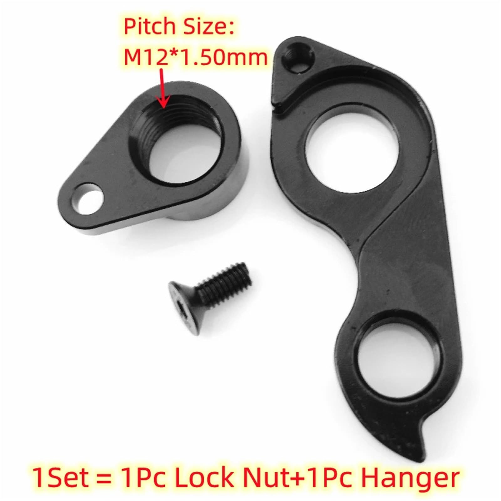 Patte de dérailleur arrière for vélo, 1 pièce, for modèles R/a/l/e/i/g/h C/l/u/b/m/a/n M/e/r/i/t R/e/v/e/r/e R/o/k/e/r R/x/c R/x/w/W/i/l/l/a/r/d G/r/a/v/e/l, Cadre en Carbone