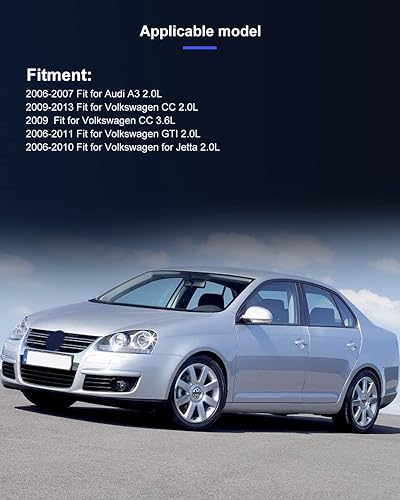 Miniatura 6 de ECCPP Compresor de CA con embrague 2006-2015 para Volkswagen para compresor de aire acondicionado Jetta Passat Tiguan 2.0L