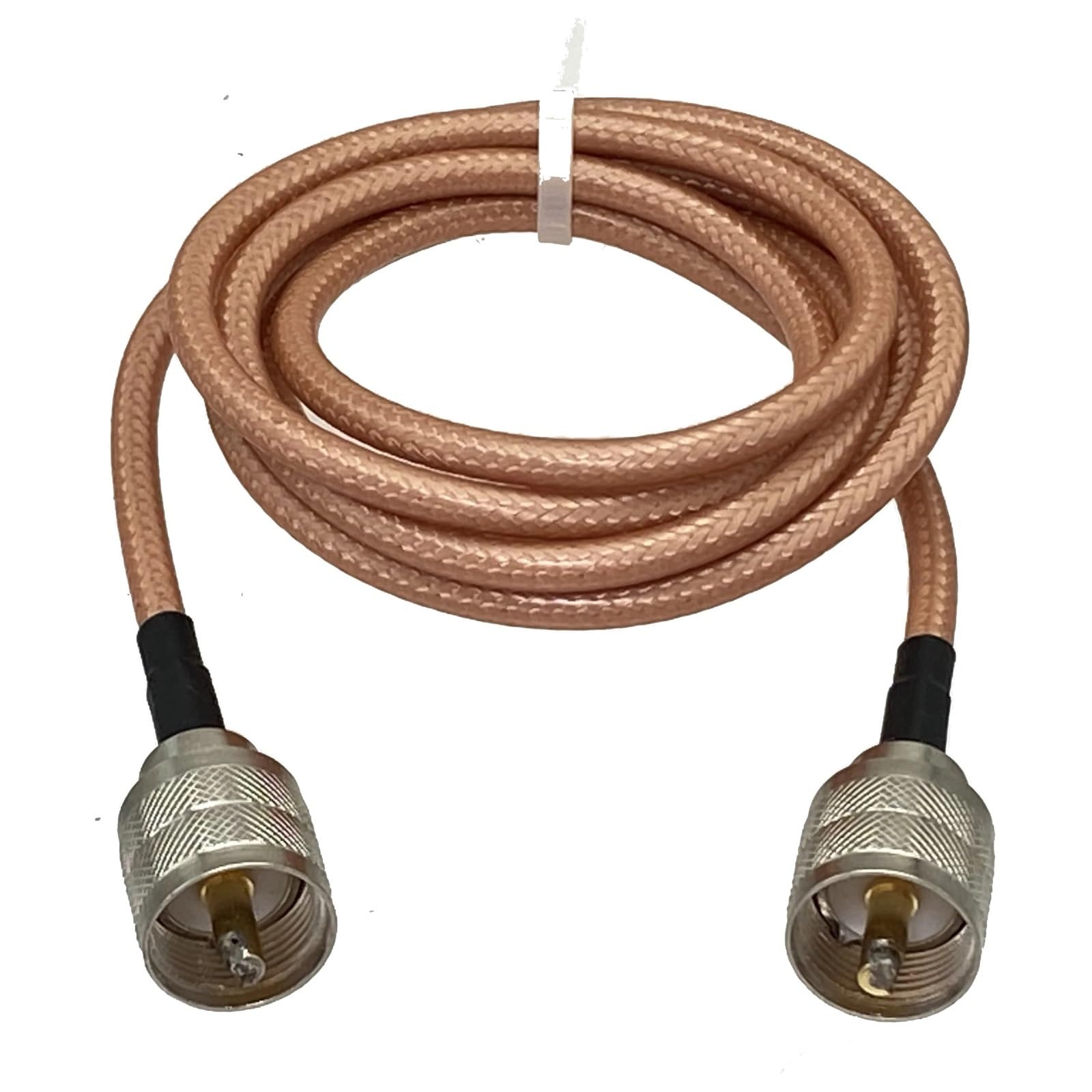 60CM-20M RG142 UHF PL259 Spina maschio al connettore A crimpare Terminale RF Jumper Cavo a treccia(6M)