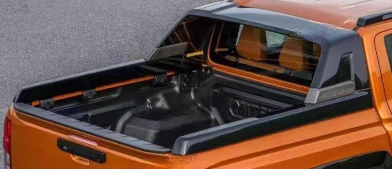 Roll Bar Chase Rack Pickup Sports Bar Fits for Mitsubishi L200 Triton 2024 2025 2026 ABS Plastic Glossy Black