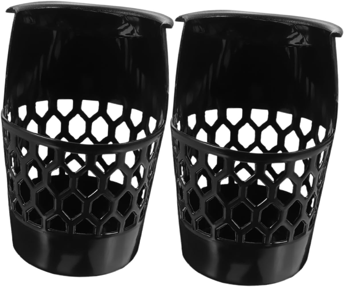 BESPORTBLE 2pcs Plastic Billiard Pockets Durable Drop Ball Basket for Pool Table Accessories Easy Installation Billiard Storage Space-Saving Design Efficient Ball Organization