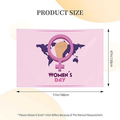 Miniatura 10 de Día Internacional de la Mujer 2024 Abrazo Equidad Telones de fondo de 47 x 71 pulgadas Fiesta de vacaciones Fondo Fotografía Interior Exterior