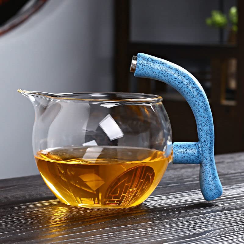 Kungfu Glas-Tee-Set, magnetische Wasserumleitung für Küche, lose Teesiebe, Wasserkocher, Teekocher, Gläser, magnetisches Teekannen-Set