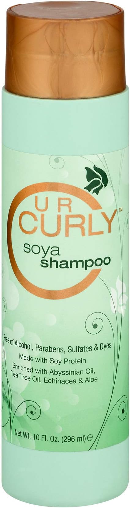 U R Curly Soya Shampoo, 10 Ounce