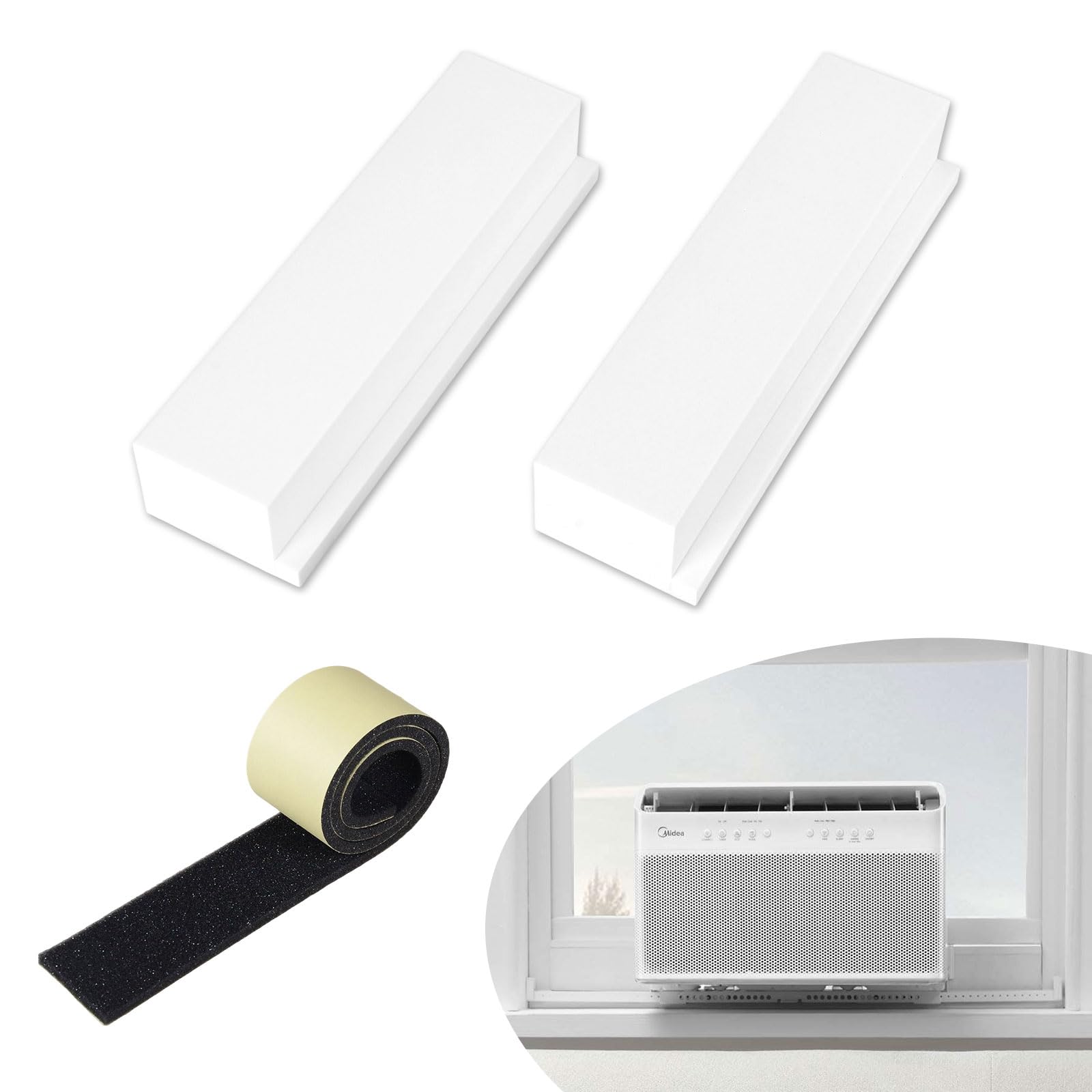Garpernics Foam Block for Midea U-Shaped AC