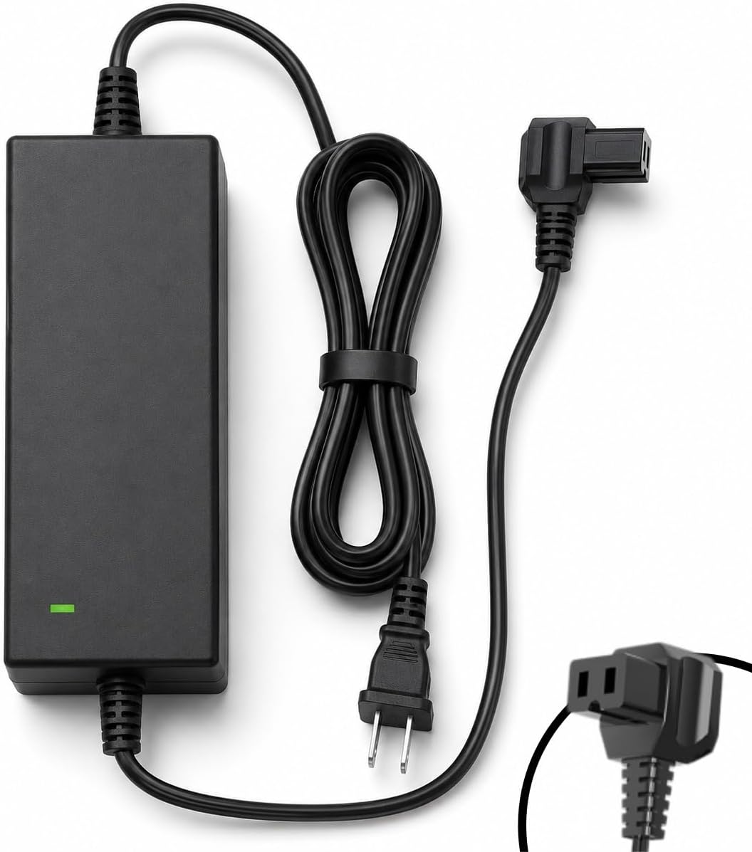 12V Car Refrigerator AC Power Adapter, Power Cord Replacement Cable for Portable Car Fridge Cooler Freezer, Compatible with Alpicool Bodega Euhomy BougeRV ICECO Setpower ARB Portable Fridge Freezer