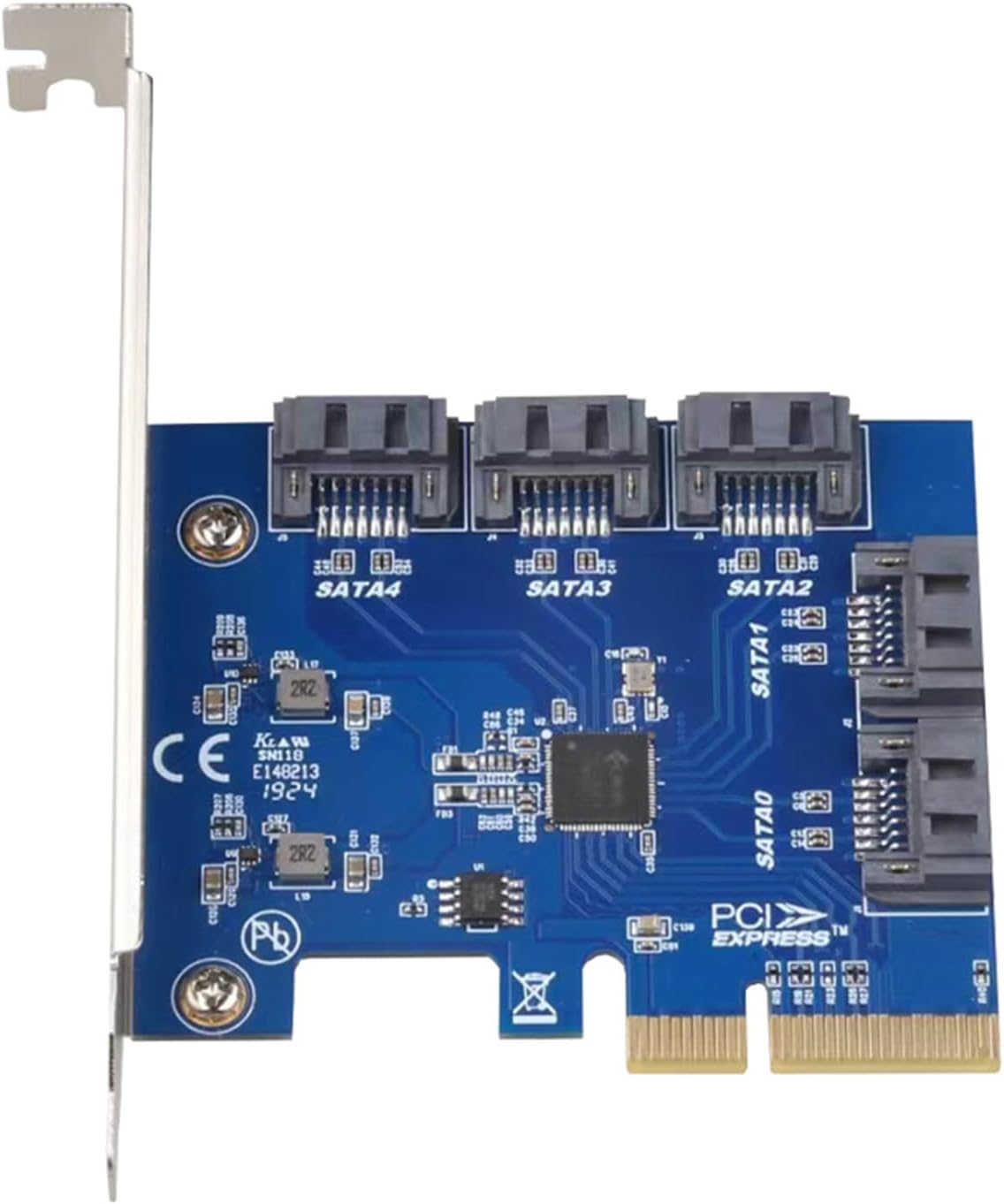5 ポート Sata3 PCIExpress インターフェイス PCIE 拡張カード高速 6Gbps データレートコンピュータのマザ 5 ポート  Sata3 PCIExpress インターフェイス PCIE 拡張カード高速 6Gbps データレートコンピュータのマザ PCI-E拡張アダプタボード  PCI Express to SATA 3.0 2 ...