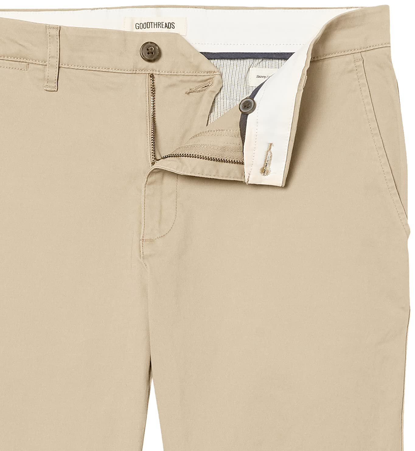 Amazon Essentials Pantalón Chino Elástico, Cómodo, Lavado y de Ajuste Ceñido (Previamente Goodthreads) Hombre