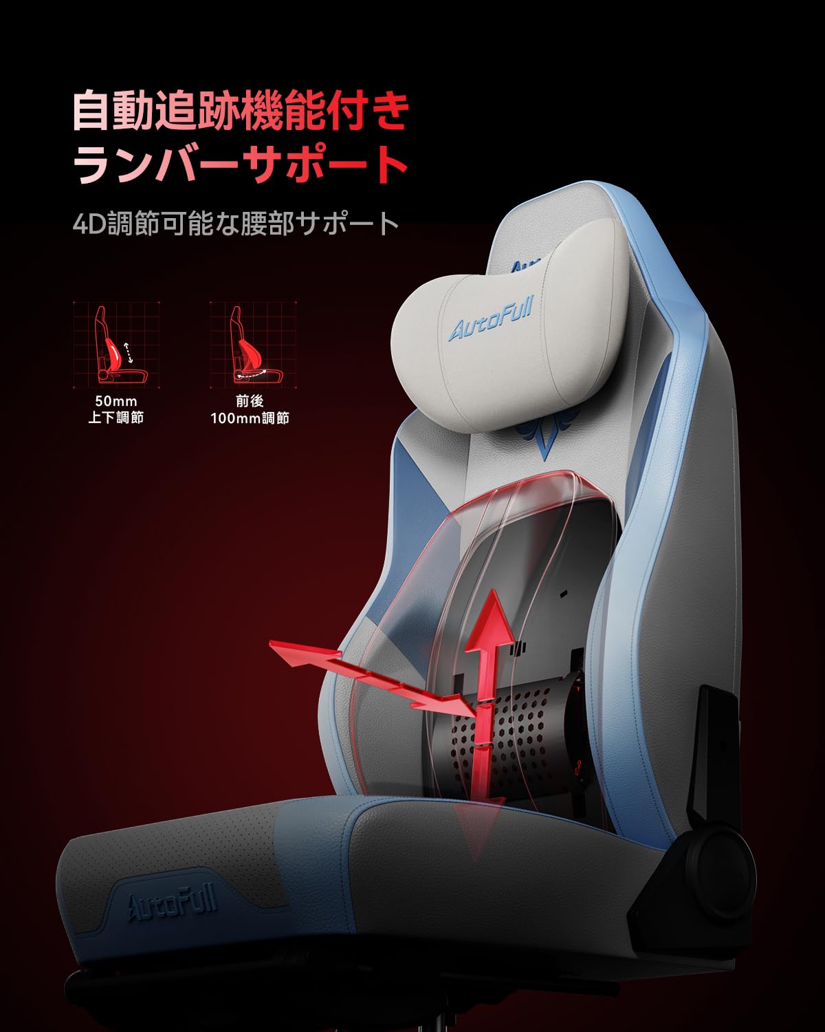 Amazon.co.jp: AutoFull(オートフル) M6 ゲーミングチェア イス
