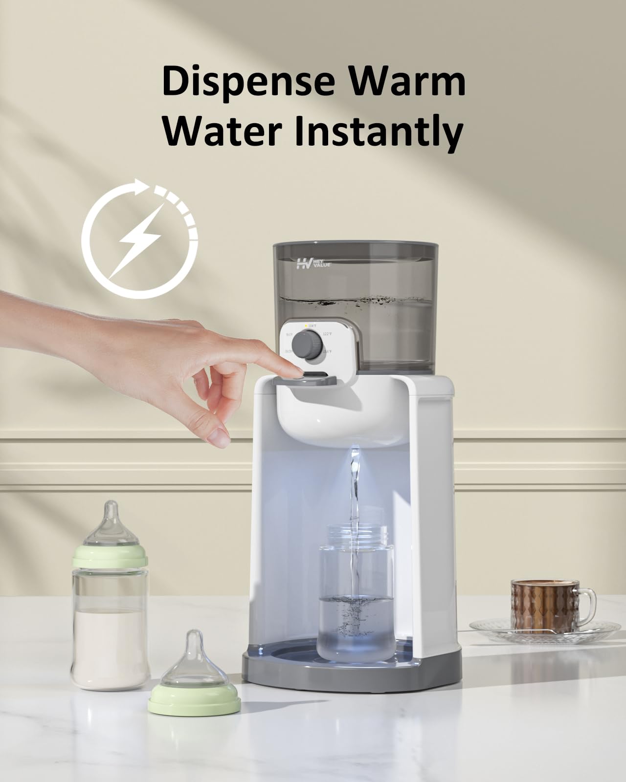 Heyvalue Bottle Warmer Baby Breeza Water Warmer Water Warmer