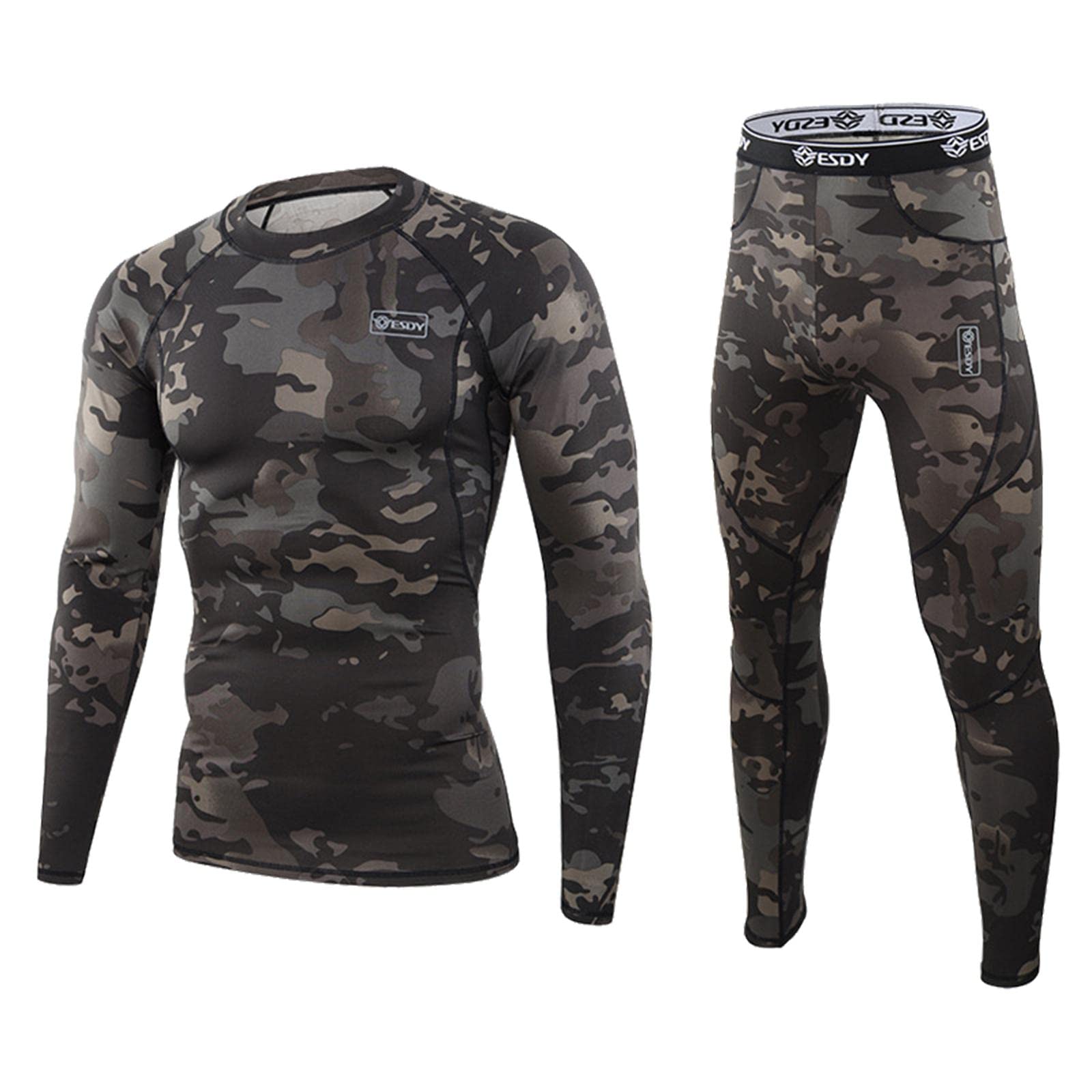 Thermal Underwear Set Top & Bottom Clothing Long Johns for Men Women L|Clothing Shoes & Accessories |Mens Clothing |Underwear-picture-49